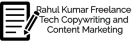 Tech Content Marketing and Copywritng Logo